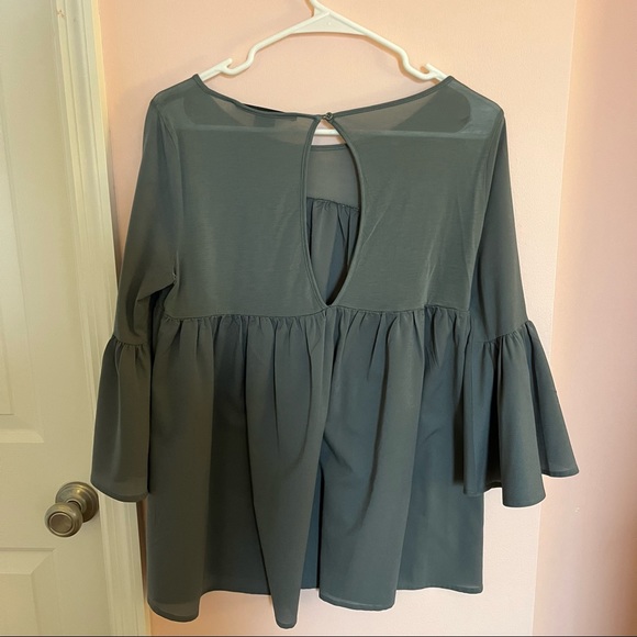 Long-Sleeve Blouse - Picture 2 of 2